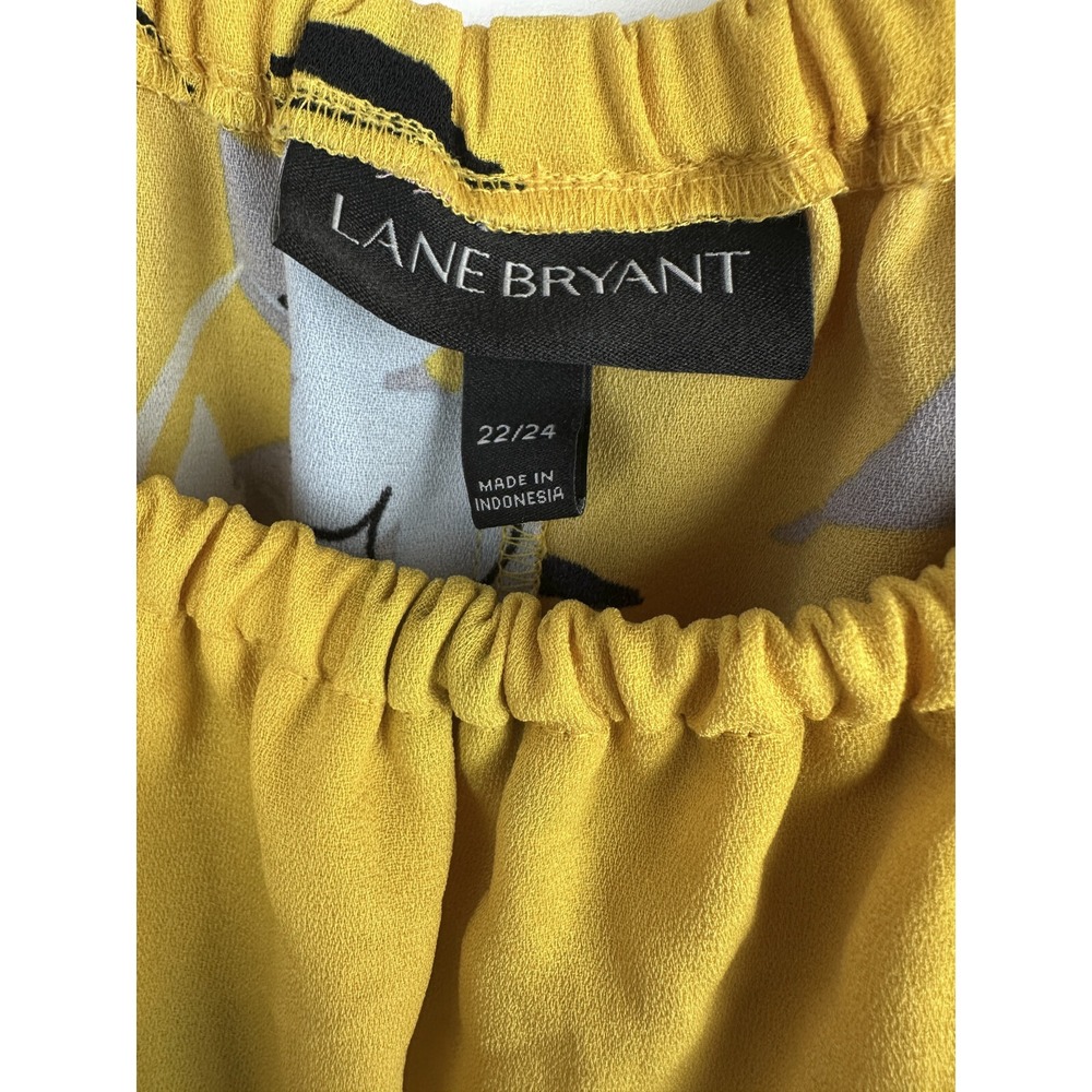Lane Bryant Off Shoulder Ruffle Midi Dress Plus Size 22/24 Wedding Bridal Shower - Picture 6 of 15